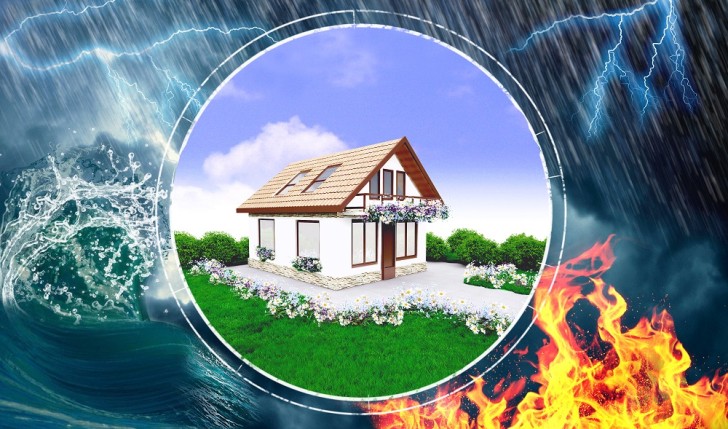 Home with water or fire damage - Stadry Roofing & Restoration
